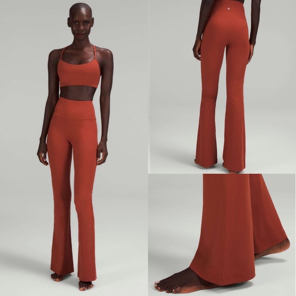 lululemon athletica Pants - Lululemon Groove Super-High-Rise Flared Pant Nulu
Cayenne! EUC